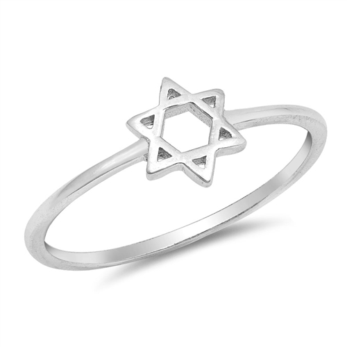 USA Seller Star of David Ring Sterling Silver 925 Best Price Jewelry Selectable