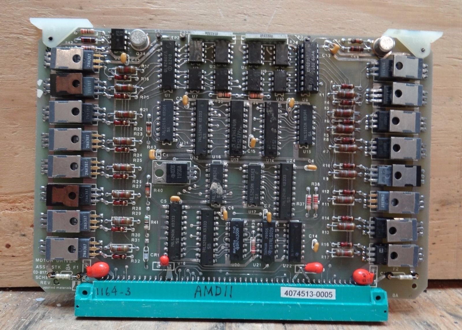 APPLIED MATERIALS MOTOR DRIVER BOARD # 03-81723  REV C