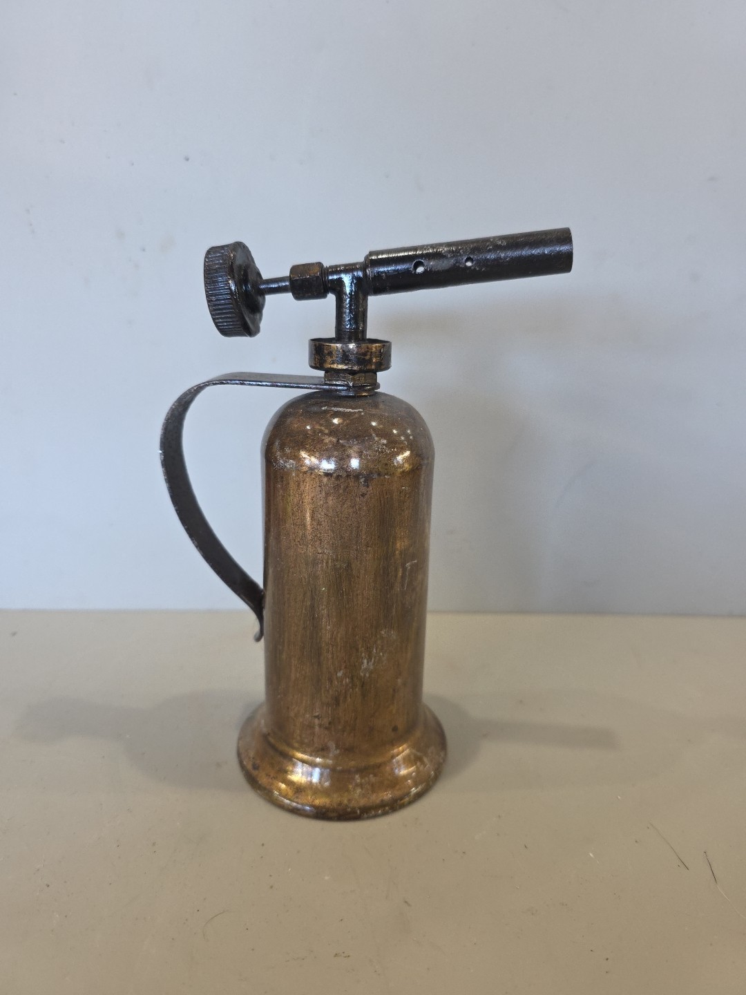 AL4 VTG Lenk Gasoline #104 Brass Tank Soldering Torch