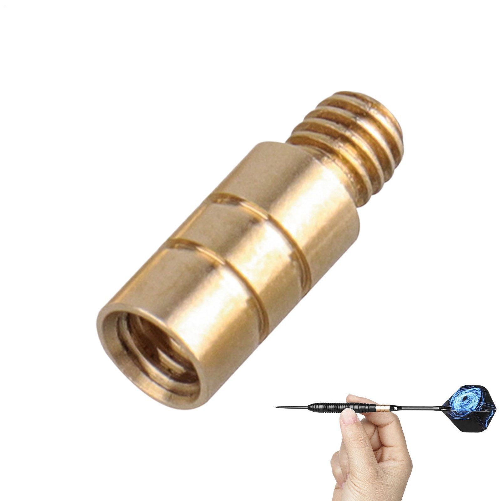 2g Copper Dart Weight Add Accentuator 2Pcs 2BA Thread Copper Color