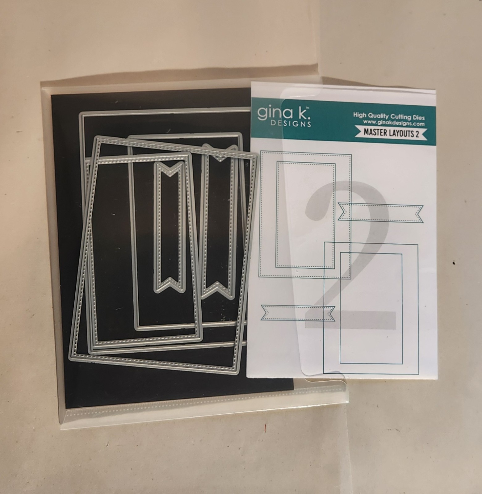 Gina K Designs Master Layout 2 Die Set
