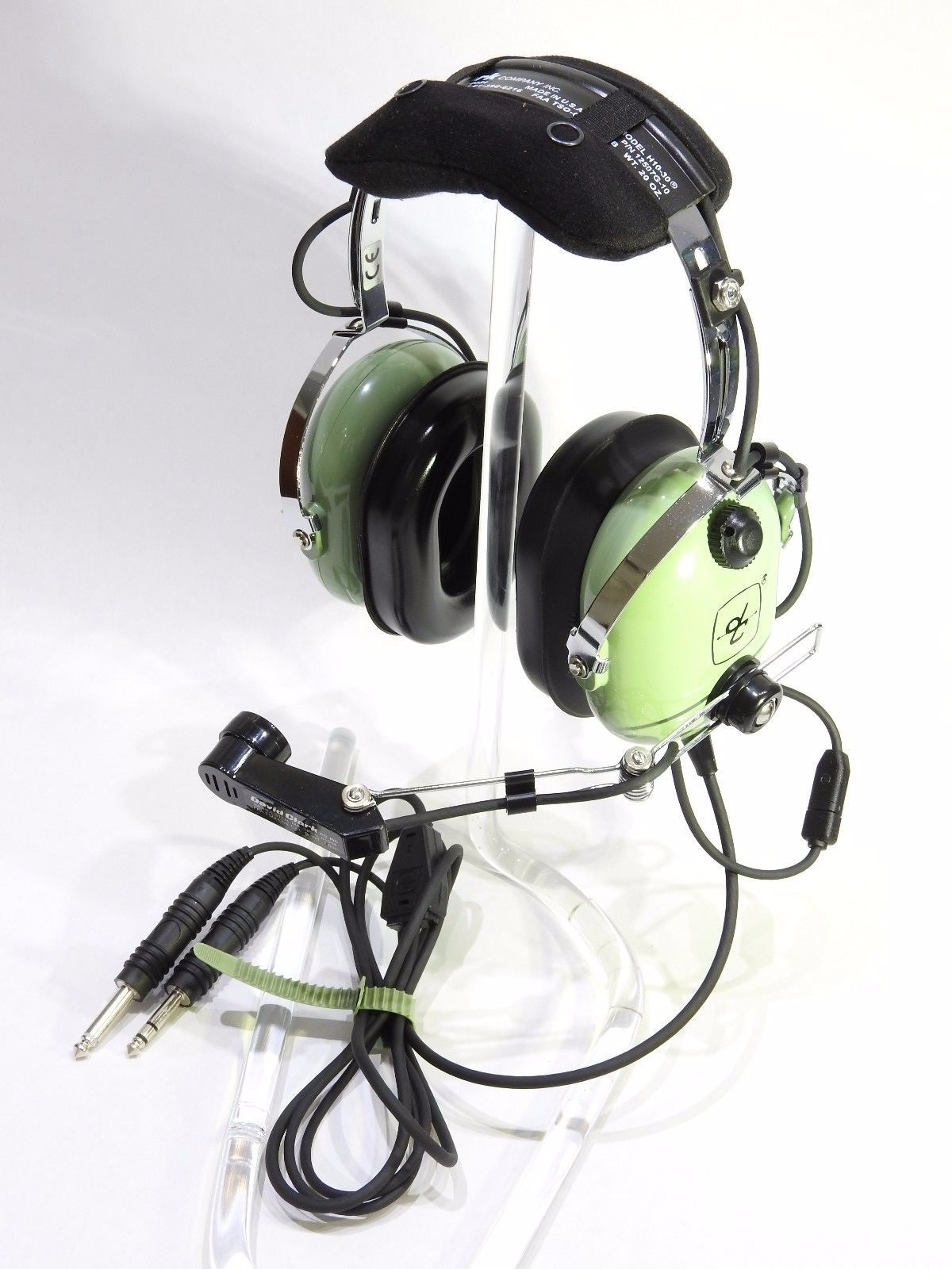 NIB DAVID CLARK H10-30 HEADSET GA/Dual Plugs  p/n 12508G-17