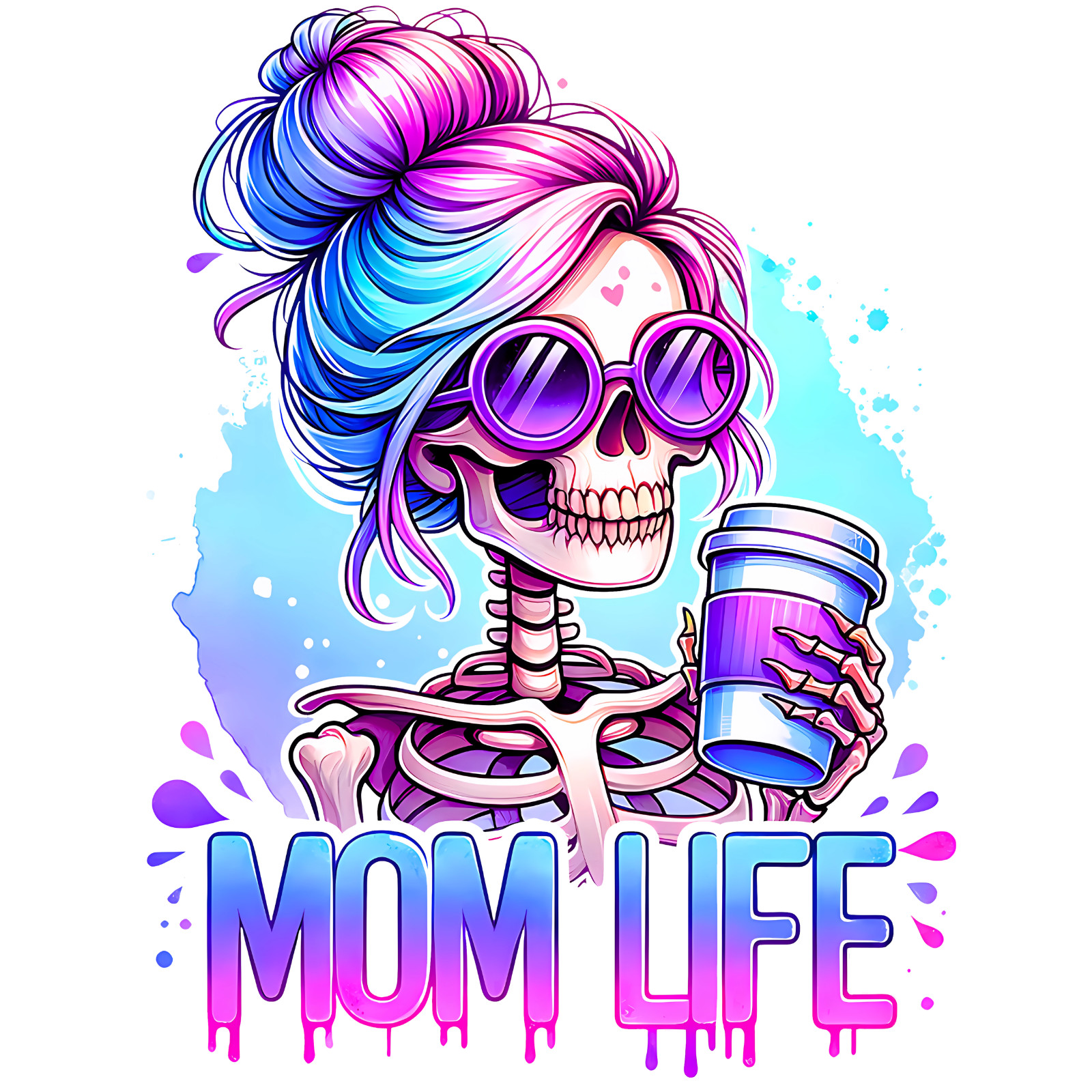 MOM Life, Mouse Pad, Sublimated, Can Personalize, Made to Order (mp311)