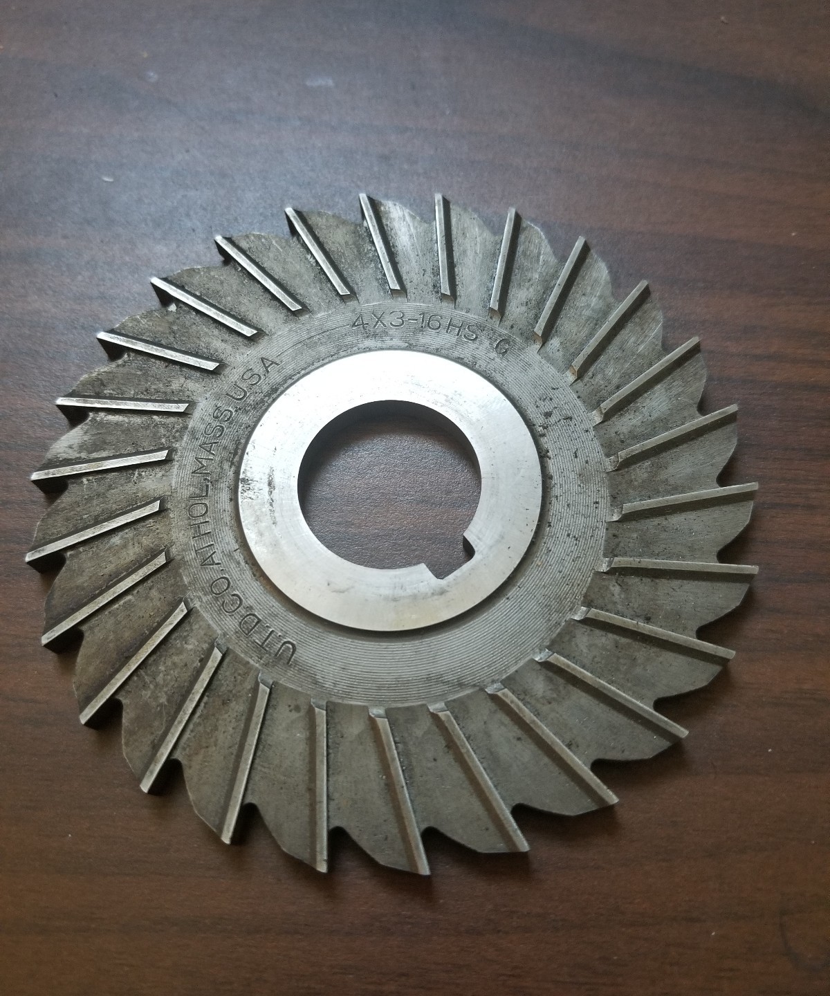 U.T.D. Co. 4" x 3-16" HS Milling Cutter 1D-1126-G24