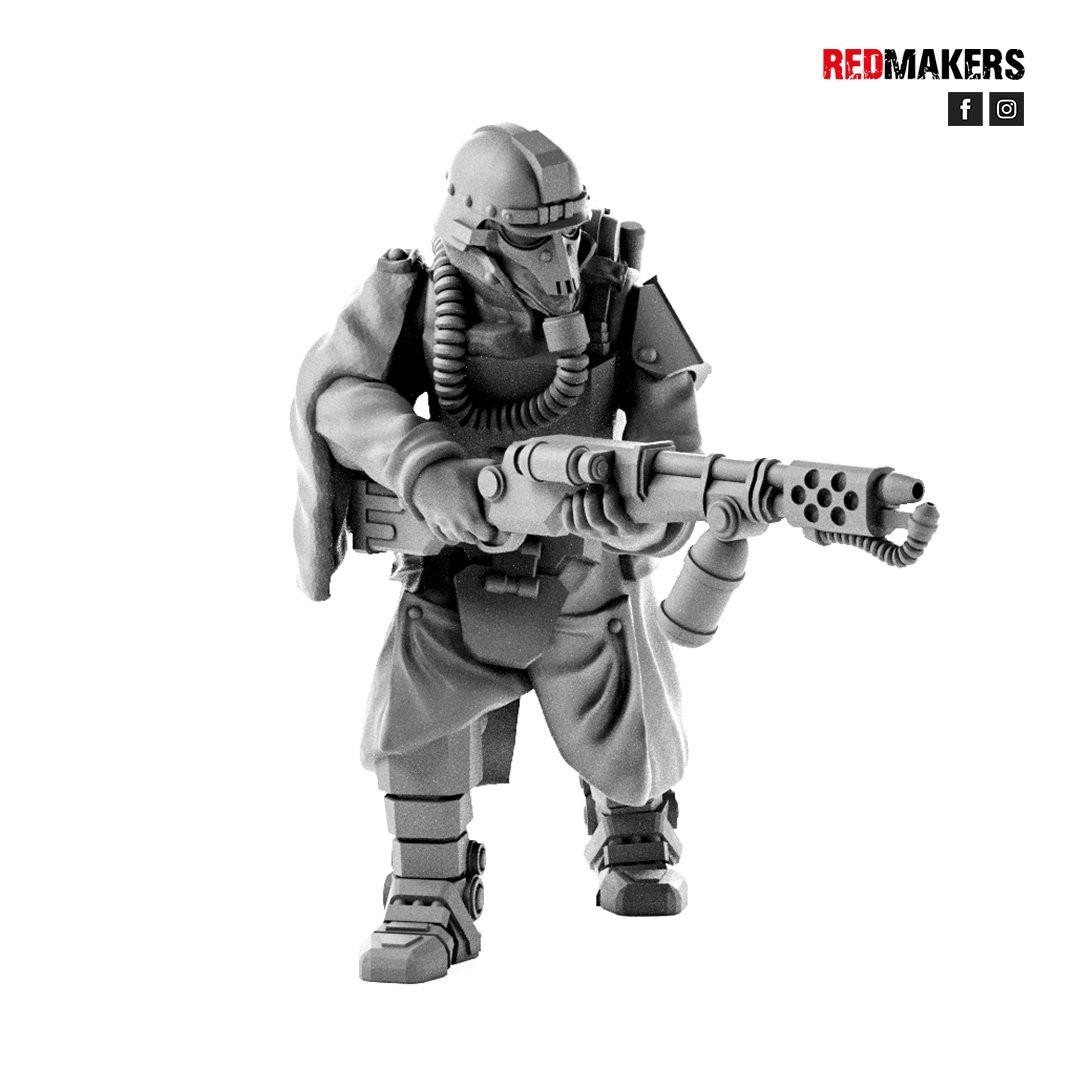 DEATH DIVISION GRENADIERS FLAMER SET (8U)