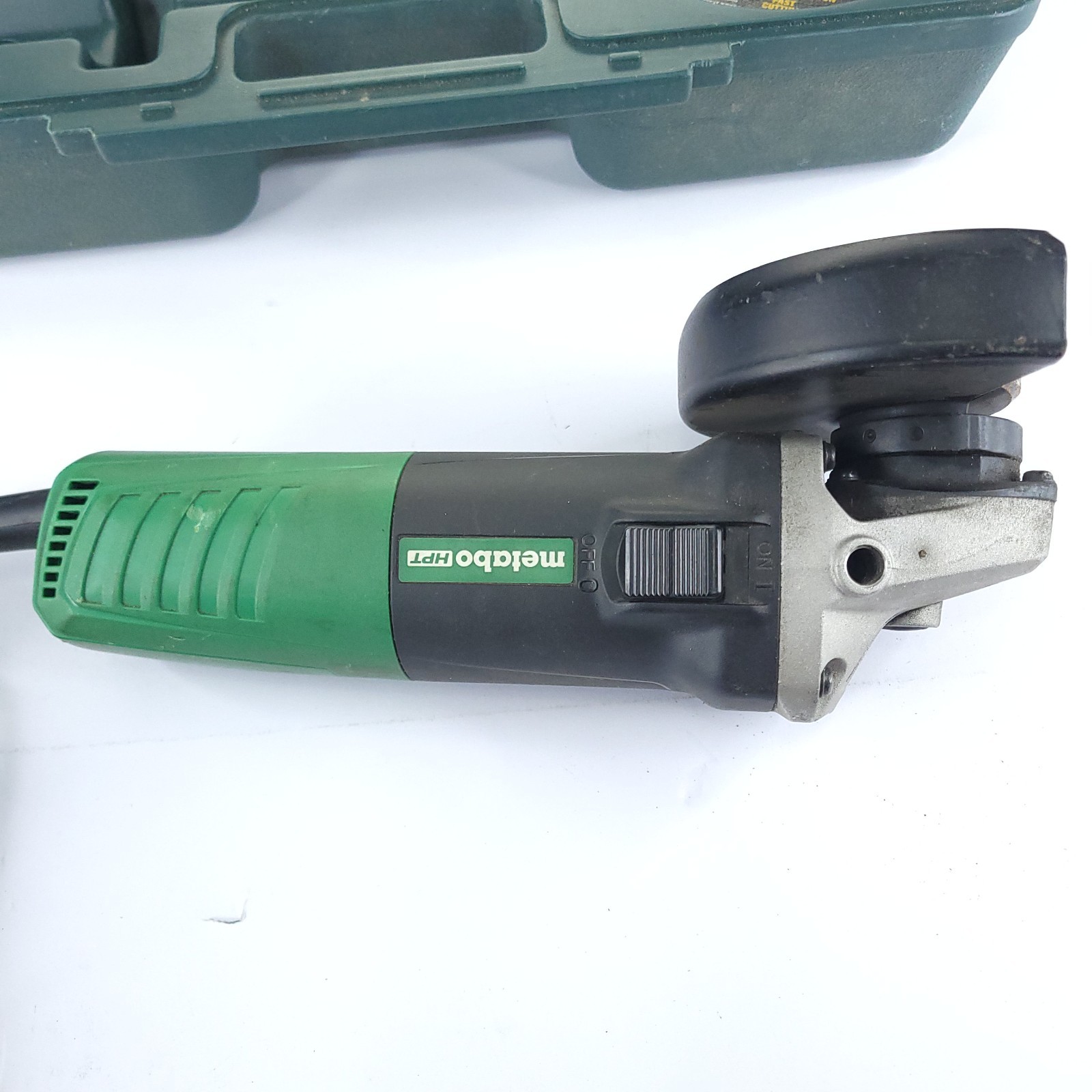 Metabo HPT G12SR4 4-1/2" Angle Grinder in Hard Case Tested - Missing Handle
