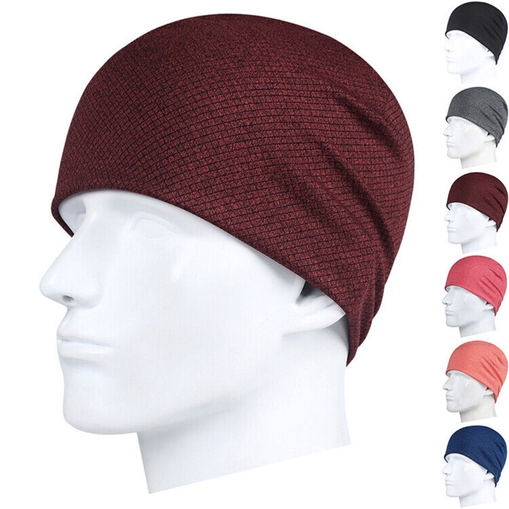 Windproof Cycling Skull Cap Thermal Helmet Liner Winter Beanie Hat for Men Women