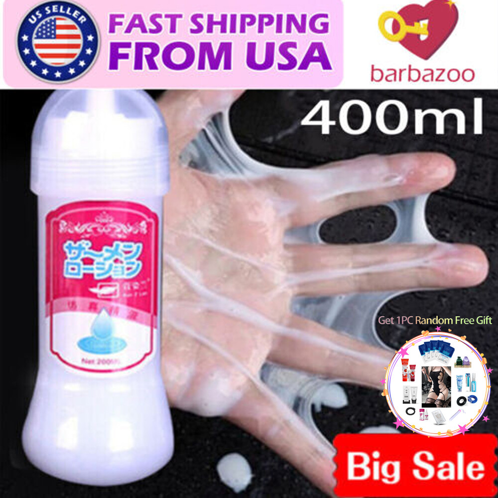 Sperm Lubricant Unscented Cum Realistic Semen Lube Water-Based Personal Couple