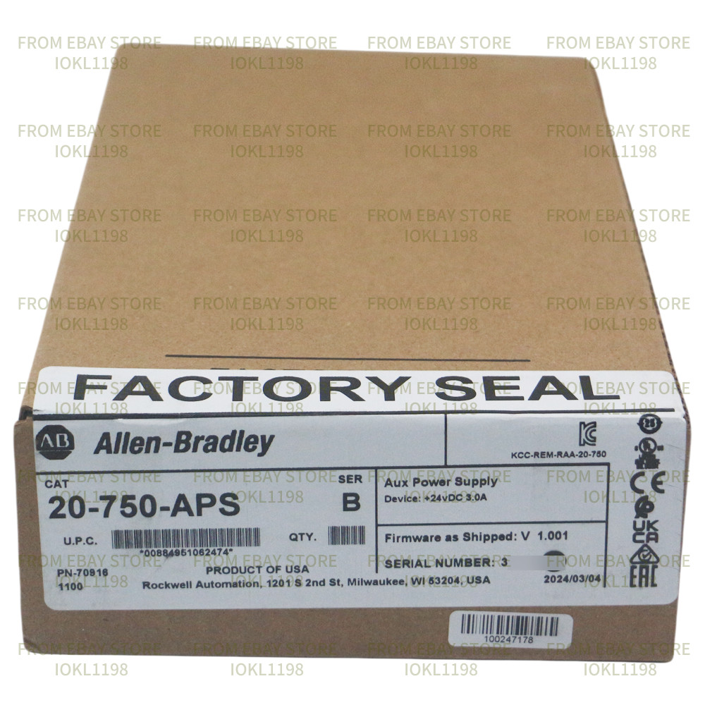 New Allen-Bradley 20-750-APS PowerFlex 750 24V Aux Power Supply Module