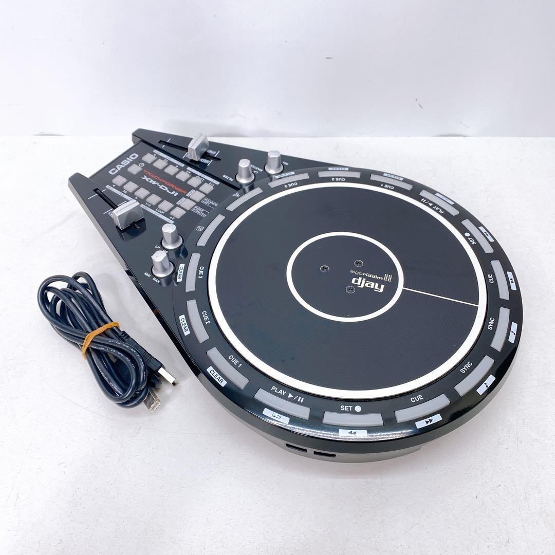 CASIO Trackformer XW-DJ1 DJ Controller Scratch Disc USB Cable Tested Working