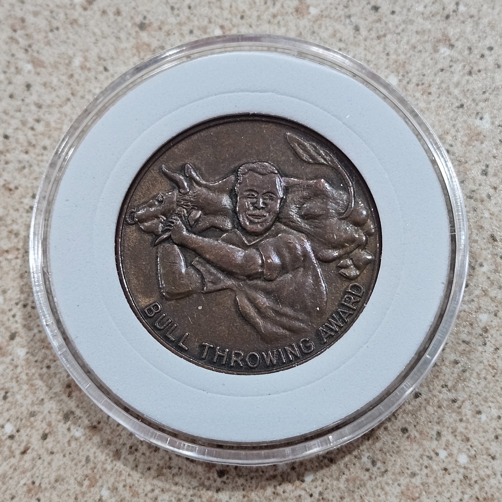 Bull Throwing Award Recognition Of Your Natural Ability Token Dodge Inc Chicago