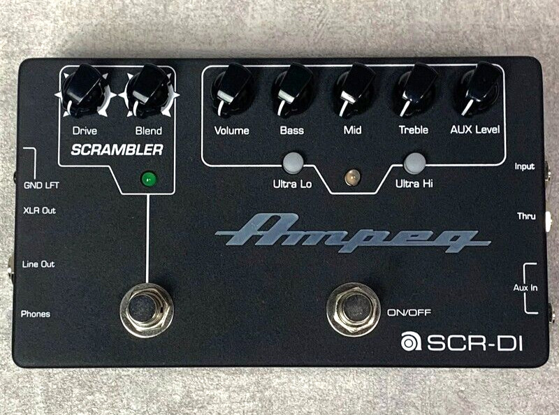 Ampeg SCR-DI Bass Preamp DI Scrambler Overdrive Preamplifier From Japan