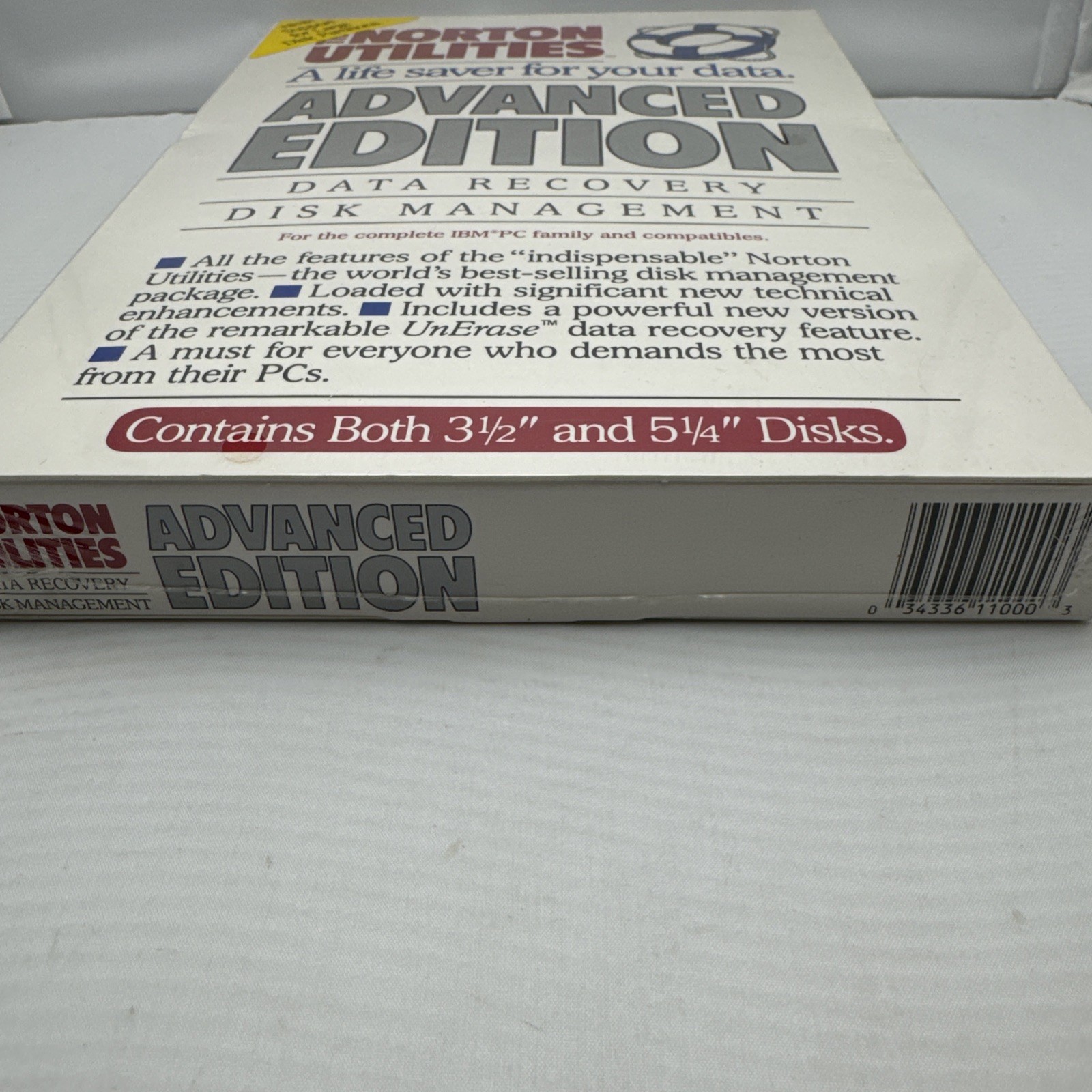The Norton Utilities Version 3.1 (1987) VERY RARE. Sealed!