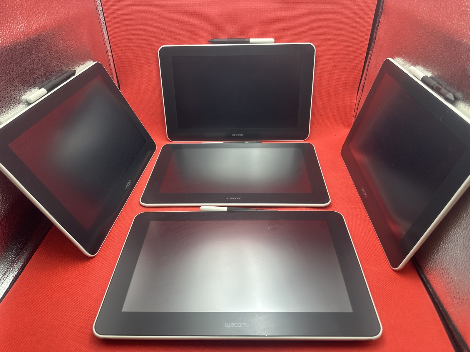 Lot Of 5 Wacom One 13.3” Creative Pen Display DTC133 w/ Stylus-Tested-No Cables