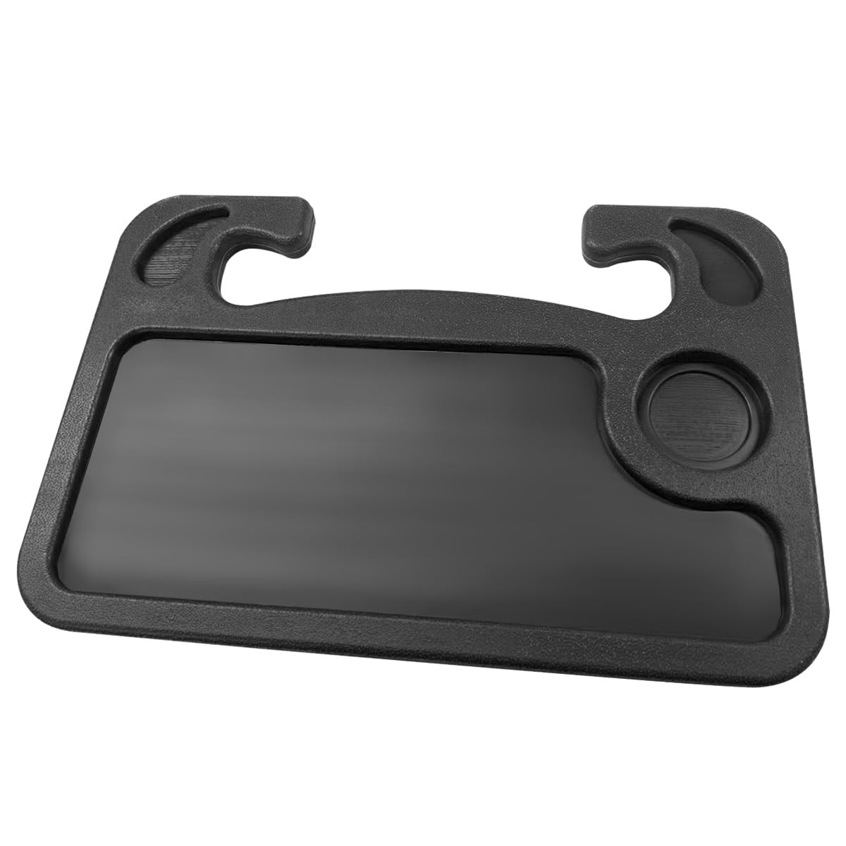 Car Steering Wheel Tray Laptop Food Desk Automotive Travel Accessory Black