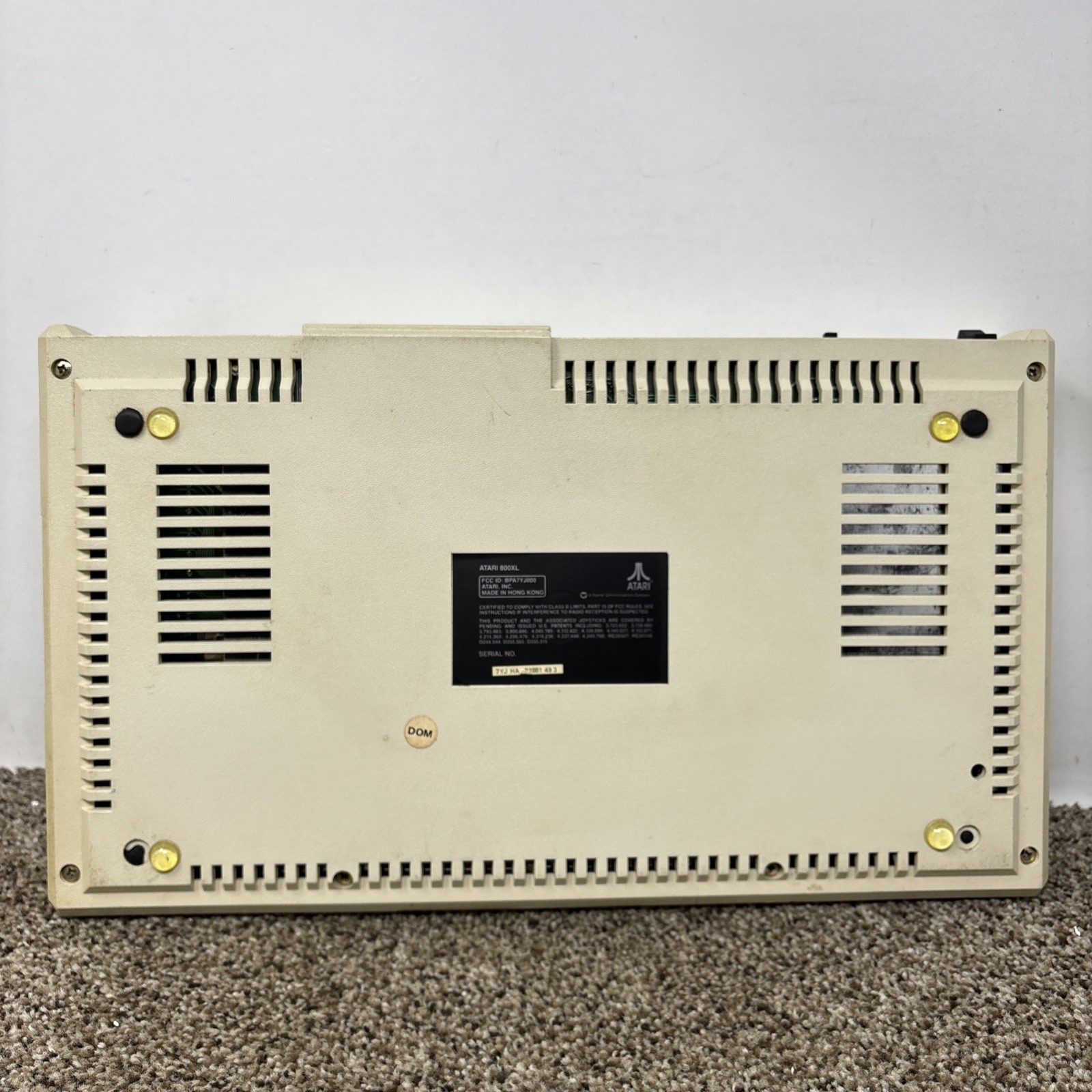 Vintage ATARI 800 XL 8-Bit Computer w/ Power Supply Tested & Works