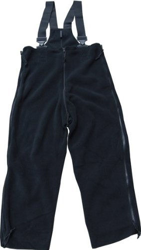 USGI Military Polartec Black Fleece Cold Weather Overalls - Medium-Short Regular