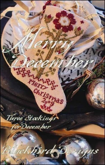 Merry December by Blackbird cross stitch pattern