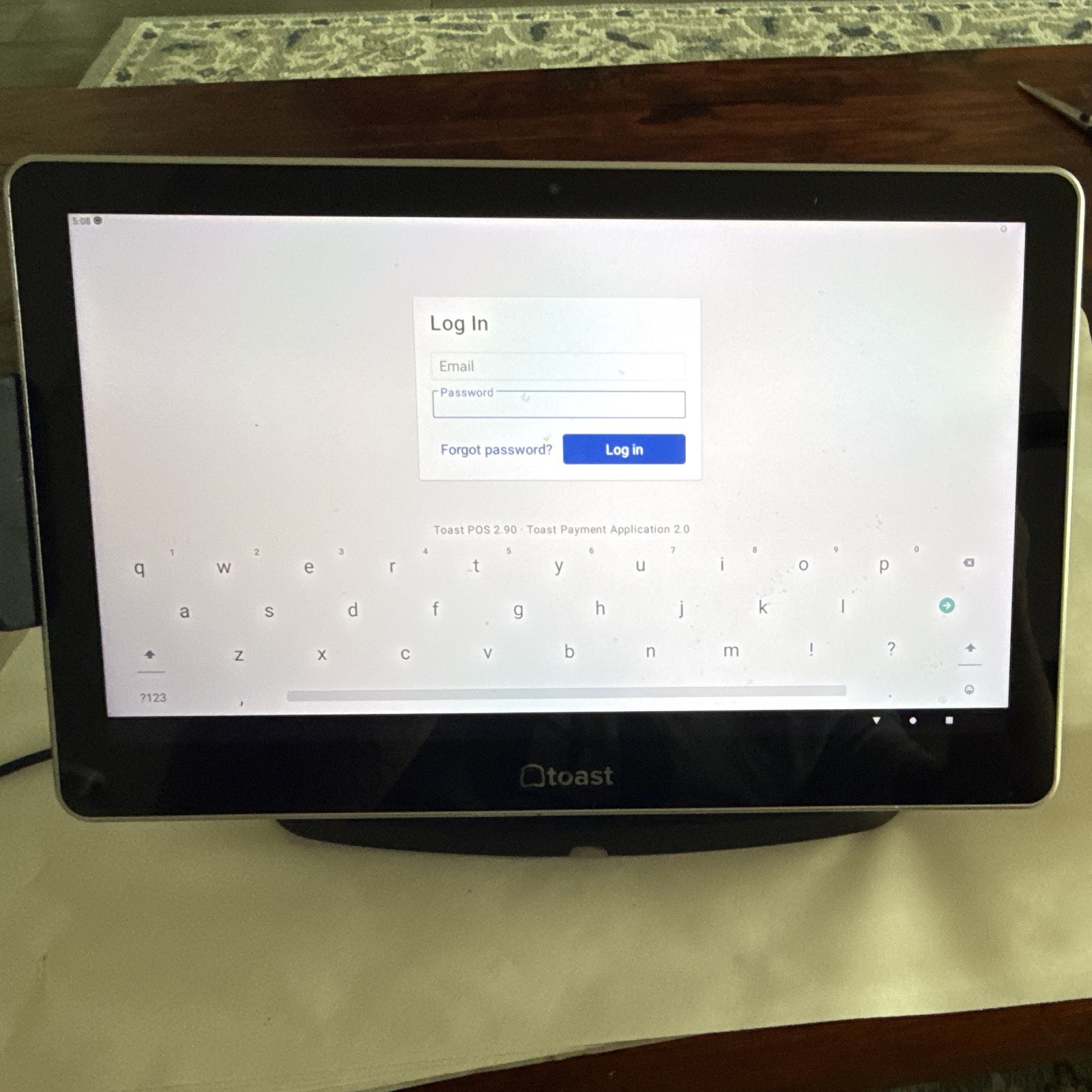 Toast POS System Terminal Touchscreen Restaurant Point of Sale Equipment
