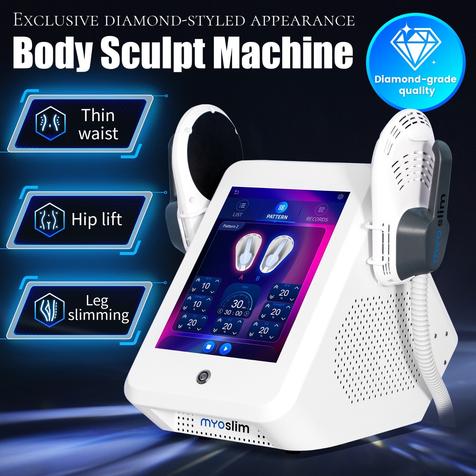 MYOslim Neo Body Contour Sculpt Device Muscle Toning Butt Lift Stimulator Salon