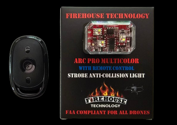 FIREHOUSE TECHNOLOGY ARC "V"  MULTICOLOR DRONE STROBE LIGHT DJI AUTEL SKYDIO