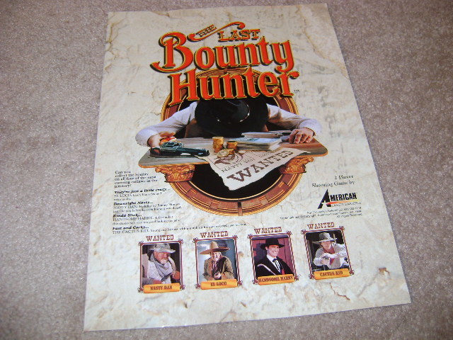 THE LAST BOUNTY HUNTER video flyer