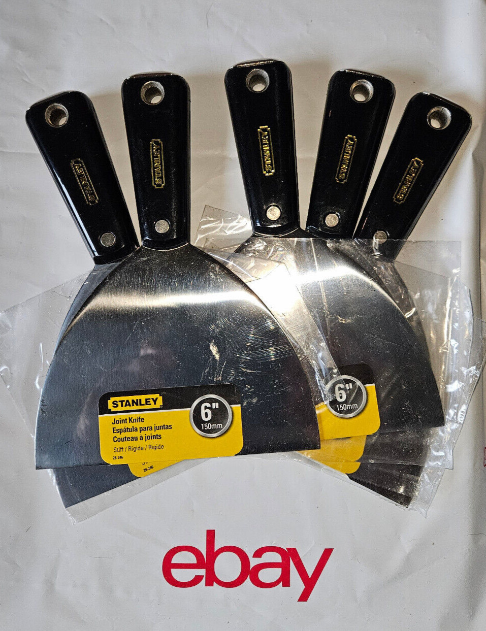DEWALT 28-246 6" Steel Joint Knife Flexible Blade Nylon Handle Box-5