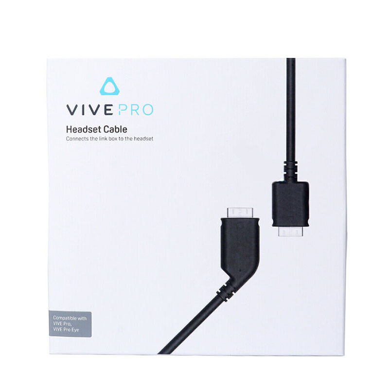 For HTC VIVE PRO 16.4ft headset cable connect link box to VR headset Pro eye