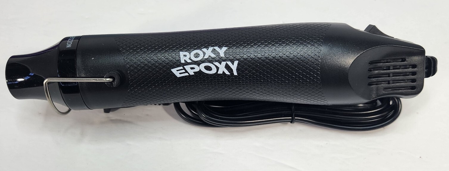 New Roxy Epoxy Heat Bubble Remover Black Mini Hot Air Gun DIY Crafts Dry Paint