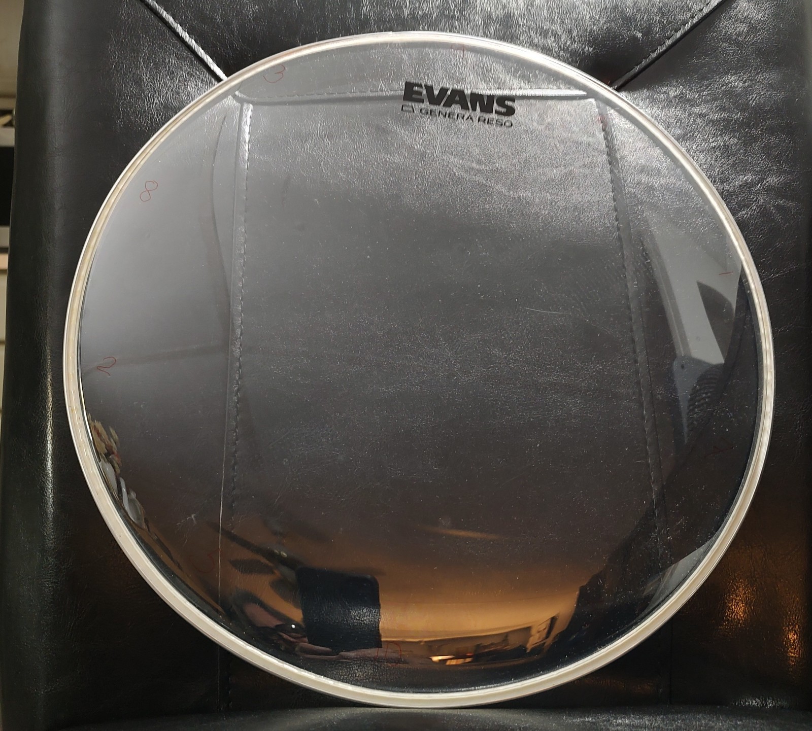 EVANS 14" GENERA RESO DRUM HEAD.