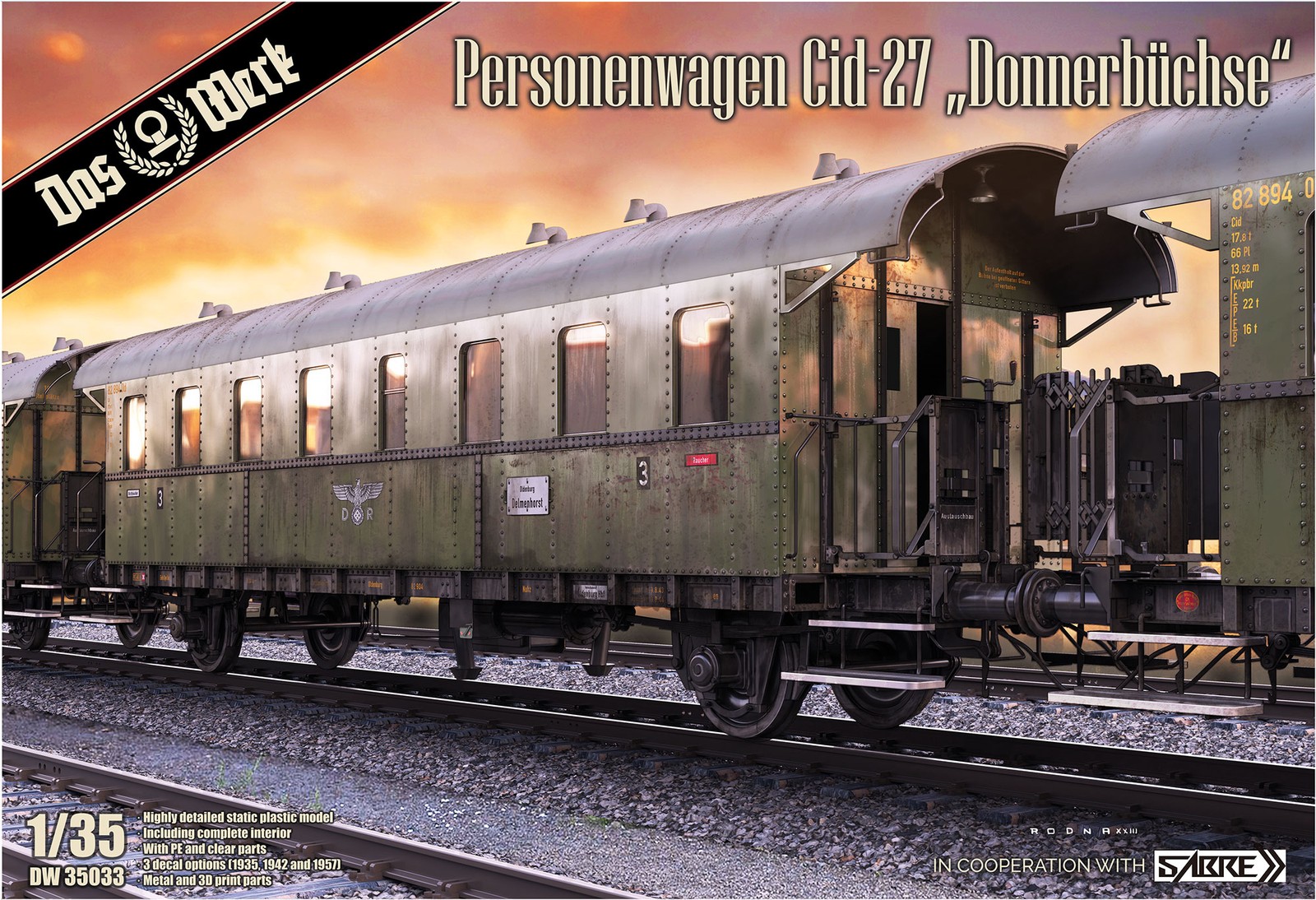 DAW-DW35033 Das Werk 1/35 Personenwagen Cid-27 'Donnerbuchse'