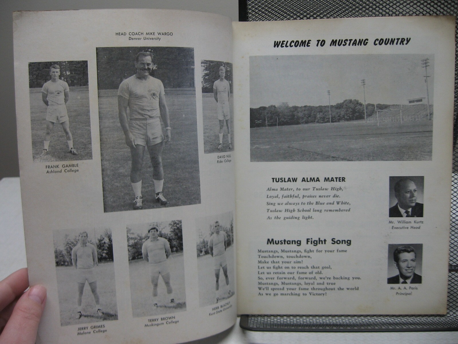 1970 Football Program Tuslaw Mustangs vs Northwest