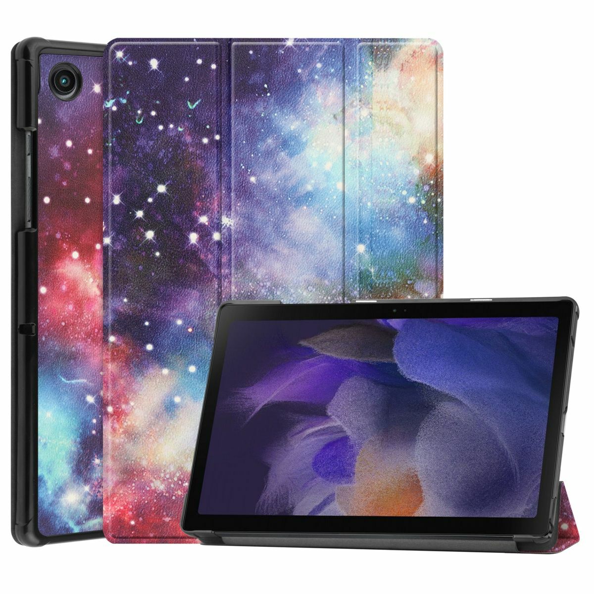 For Samsung Galaxy Tab A8 10.5 2021 3folt Wake Up Smart Cover Case Theme 1 New