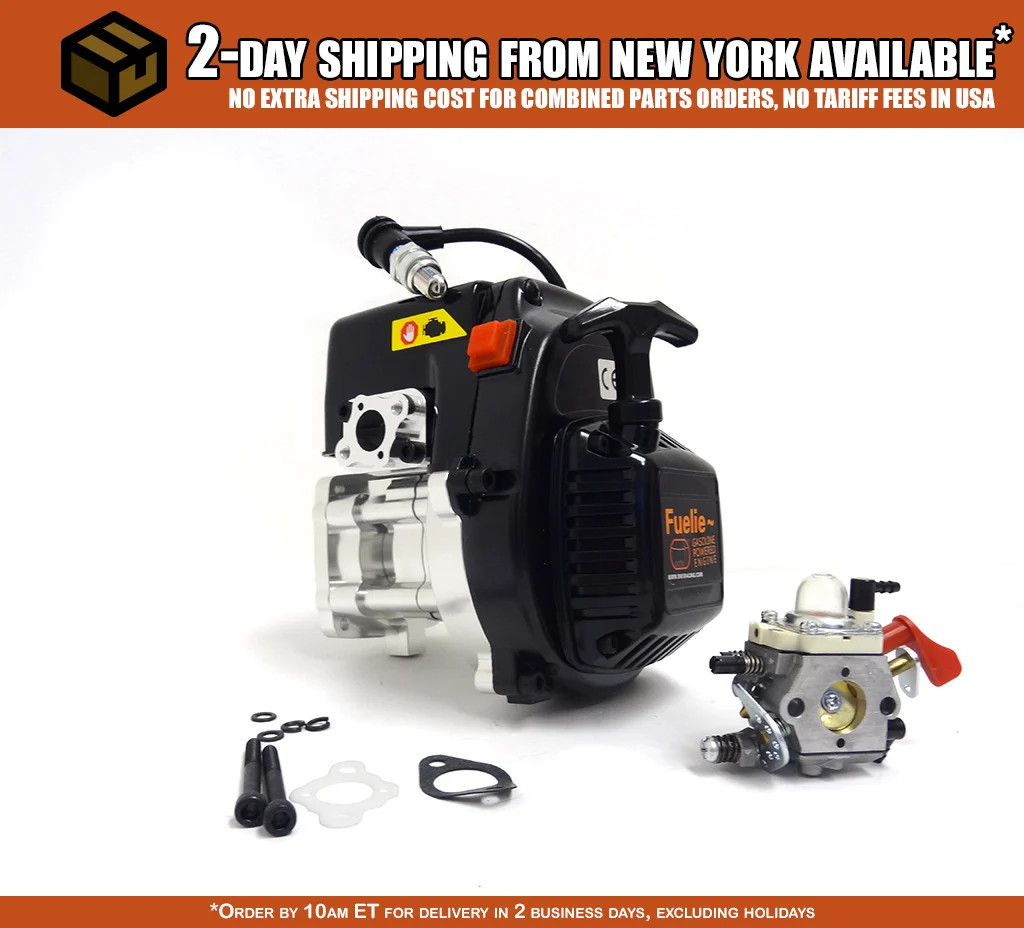 30 Degree North BWS Racing 38cc 4 Bolt Billet Case 5HP 2 Stroke Gas Engine