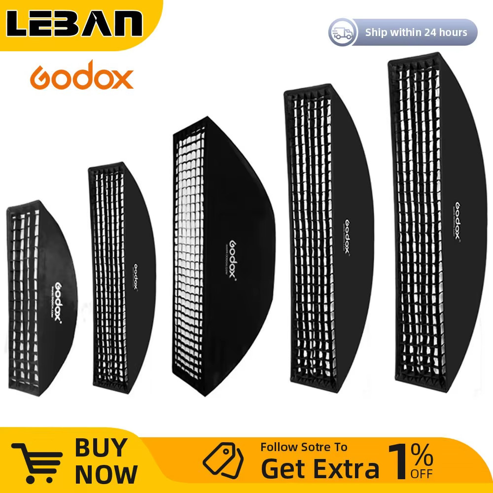 22x90cm 30x120cm 35x160cm 50X130CM Grid Honeycomb Softbox for Bowens Elinchrom M