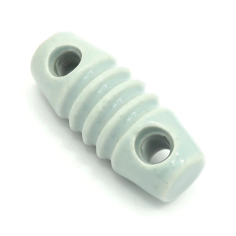 Ceramic Dog-Bone Insulator For Wire Antennas, New, Great Quality