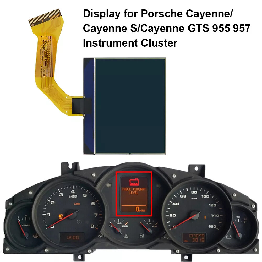 LCD Display for Porsche Cayenne 955 957 / VW Touareg Instrument Cluster Screen
