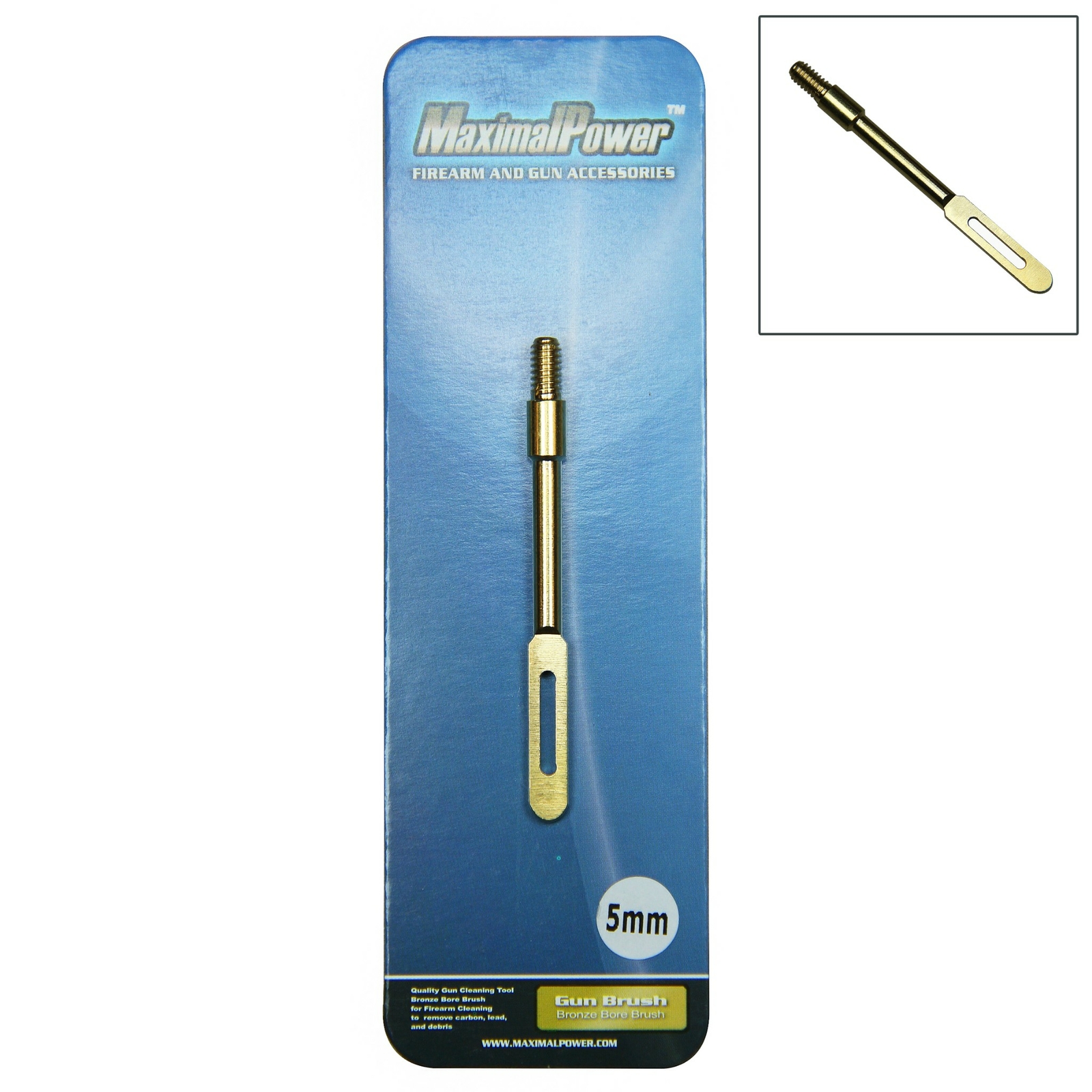 MaximalPower 3PK Gun Cleaning Patch Holder for 5mm .22/.223/.30/.308/.357 Cal