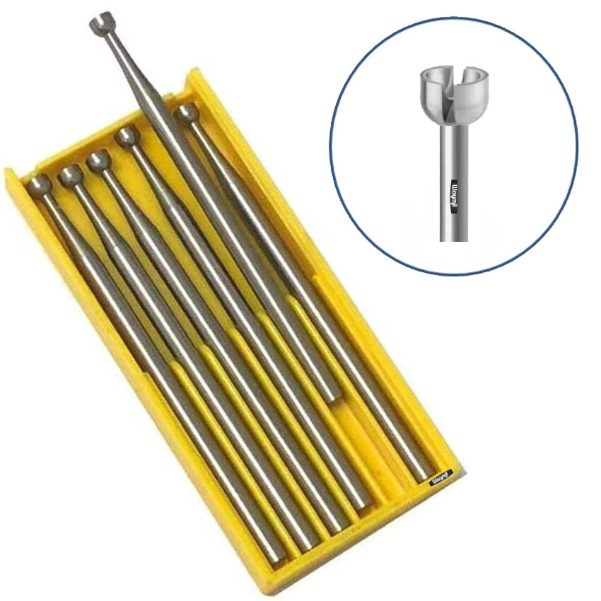 6/Pk Fox FCC Champion Cup Burs - 1.2 mm Jewelry Prong Stone Setting Tools
