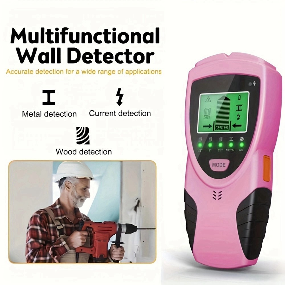 5-In-1 Wall Wood Current Detector Center Finding Digital Stud Sensor V3C37393