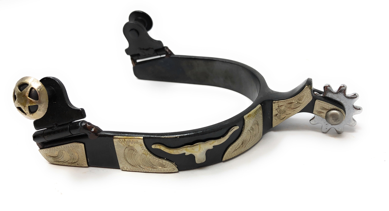 AJ Tack Longhorn Mens Spurs
