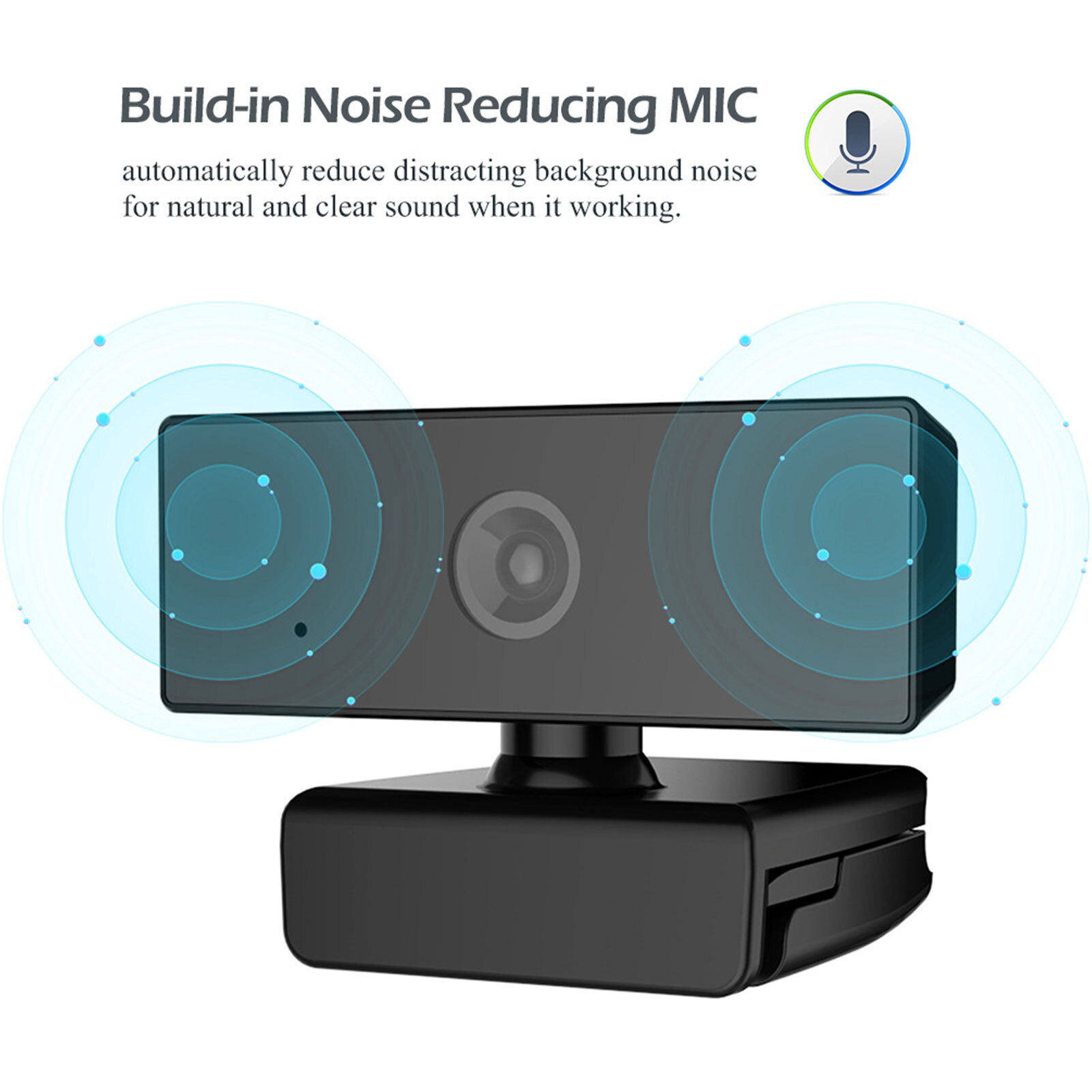 HD 1080P Webcam with Microphone Fast Autofocus Webcam USB Computer Camera