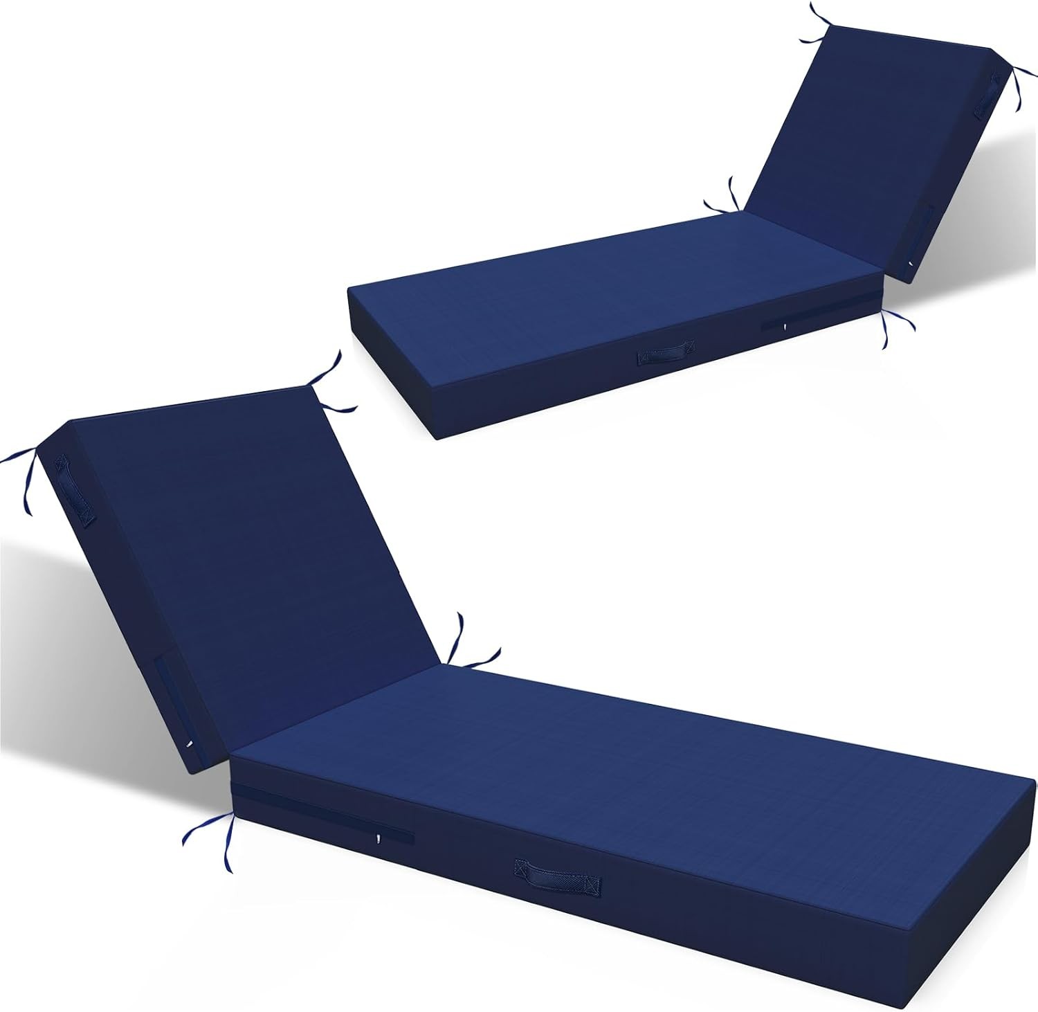 Outdoor Lounge Chaise Cushion: 72x21x3 Inch Waterproof Lounge Chair Cushion for
