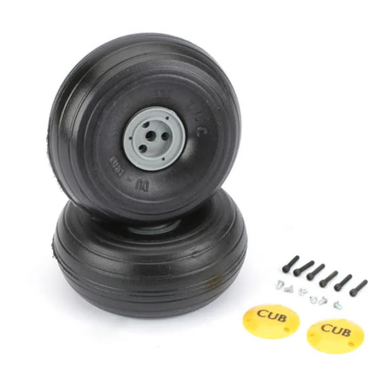 DUB338TLC DuBro J3 Cub Wheels,3-3/8" Lite