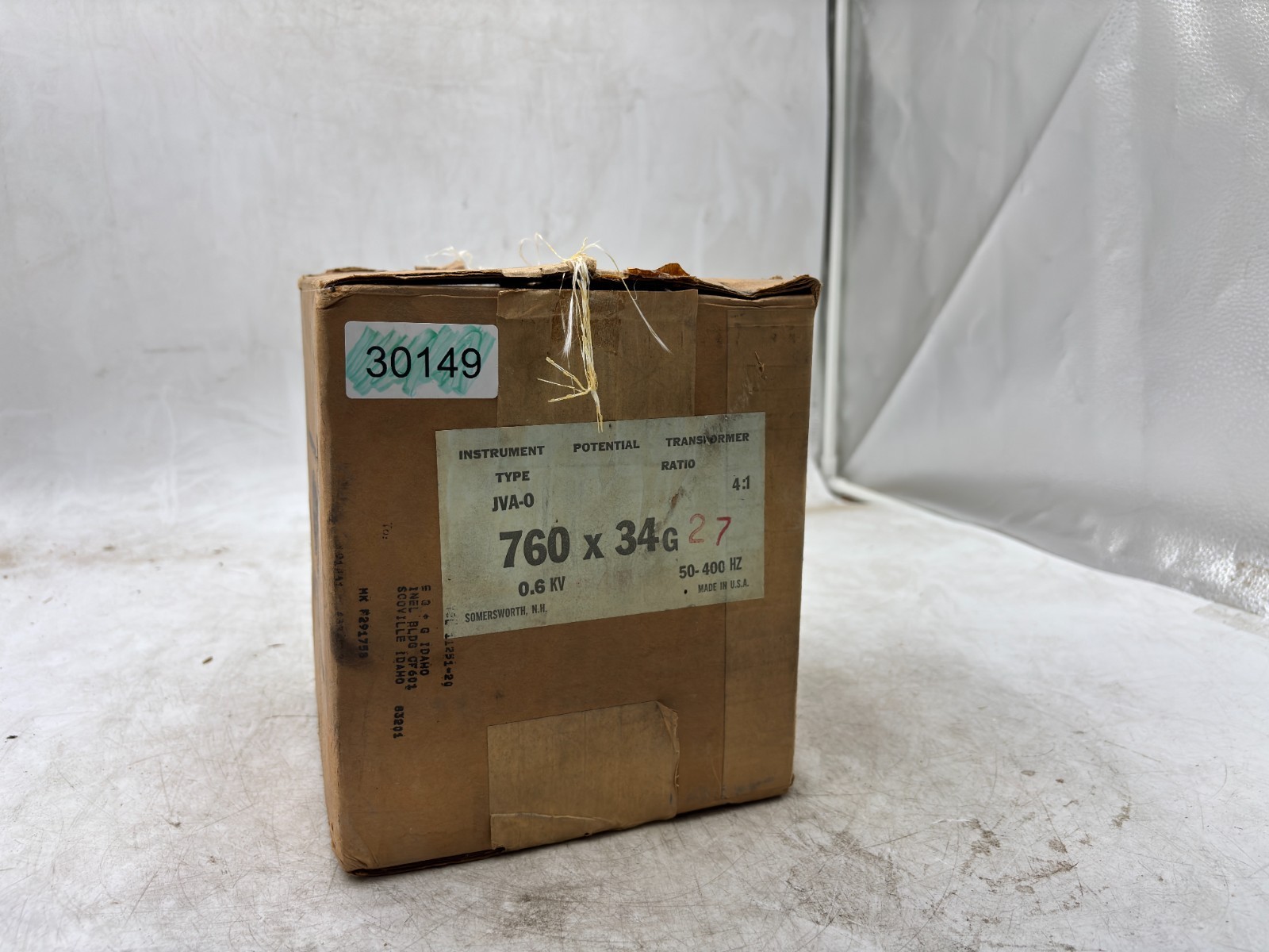 General Electric JVA-0 Potential Transformer 760X34G