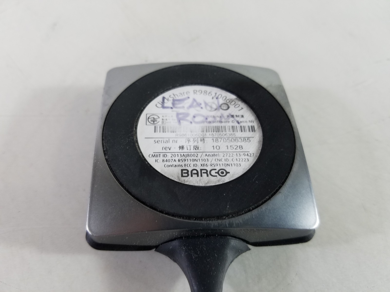 Barco R9861006D01 Clickshare USB Type A Button Wireless Interface AV Streamer