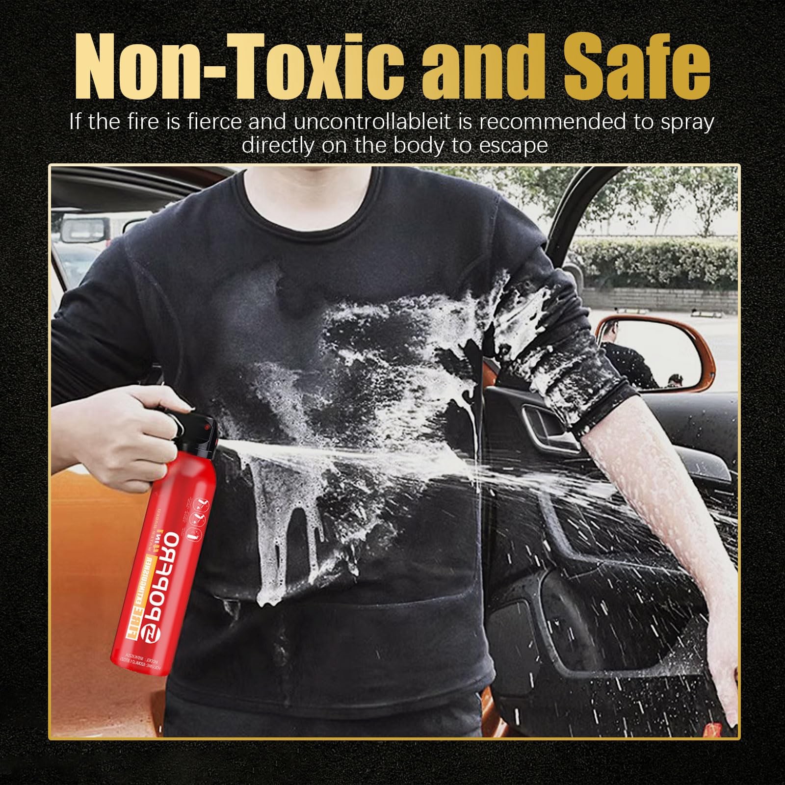 Portable Fire Extinguishers with water-based high-temperature resistance,Can ...