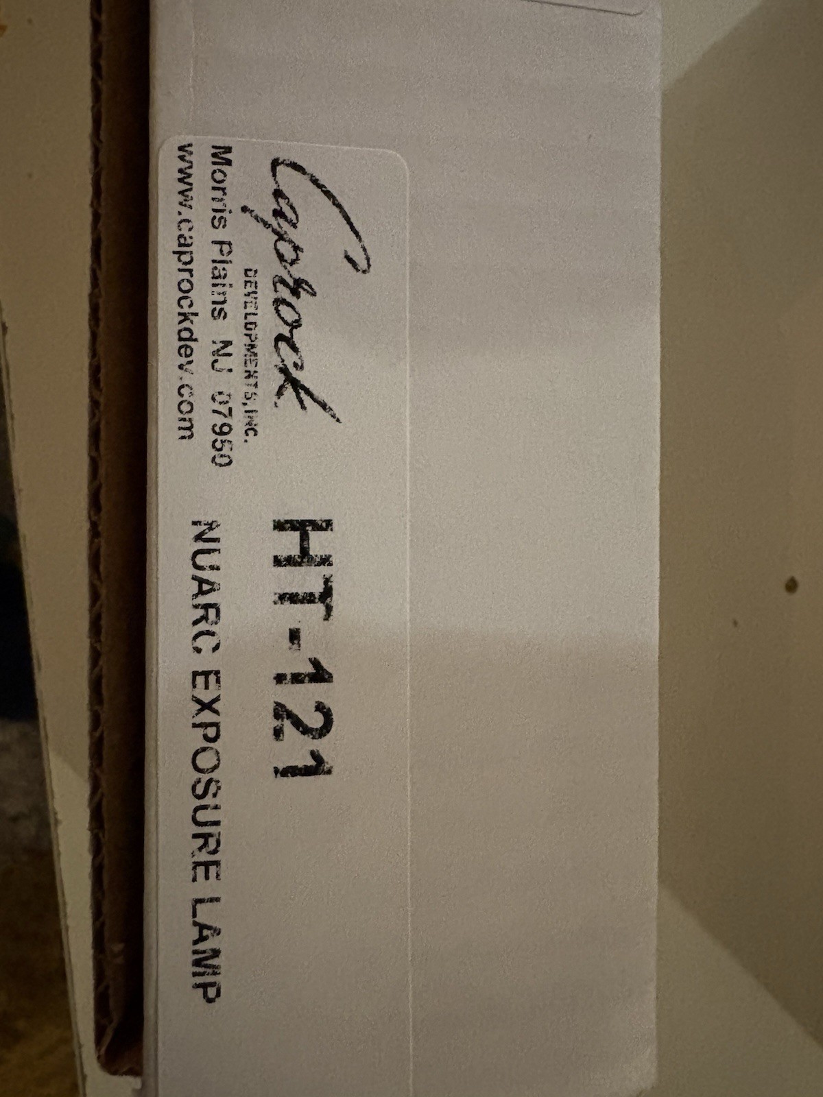 NUARC Exposure Lamp HT-121