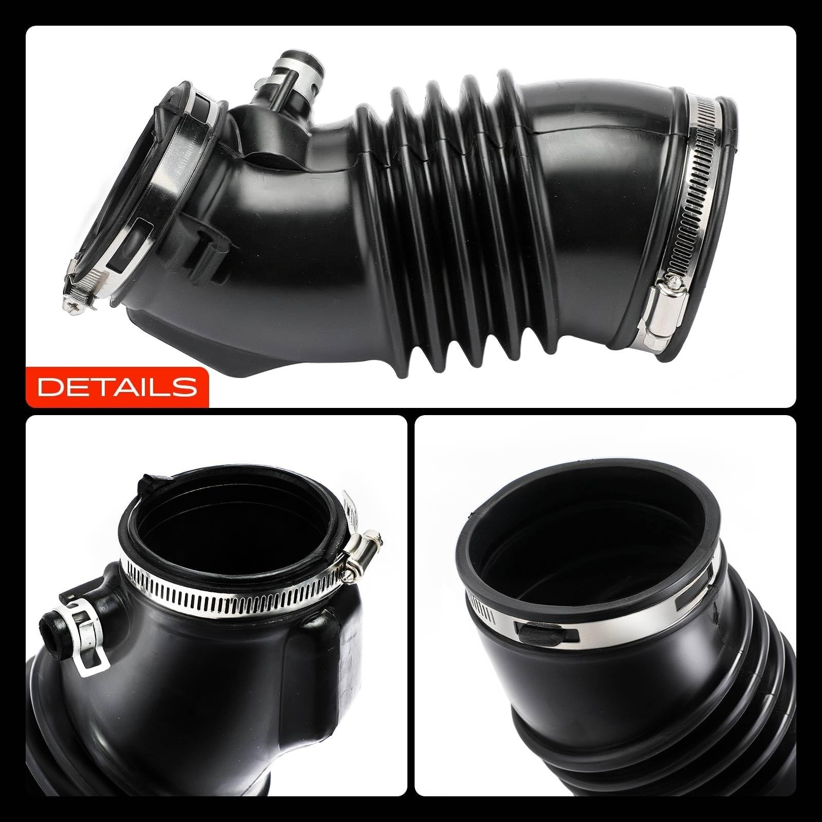 Engine Air Intake Hose Tube with Clamps Compatible with Honda Odyssey 2011 2012