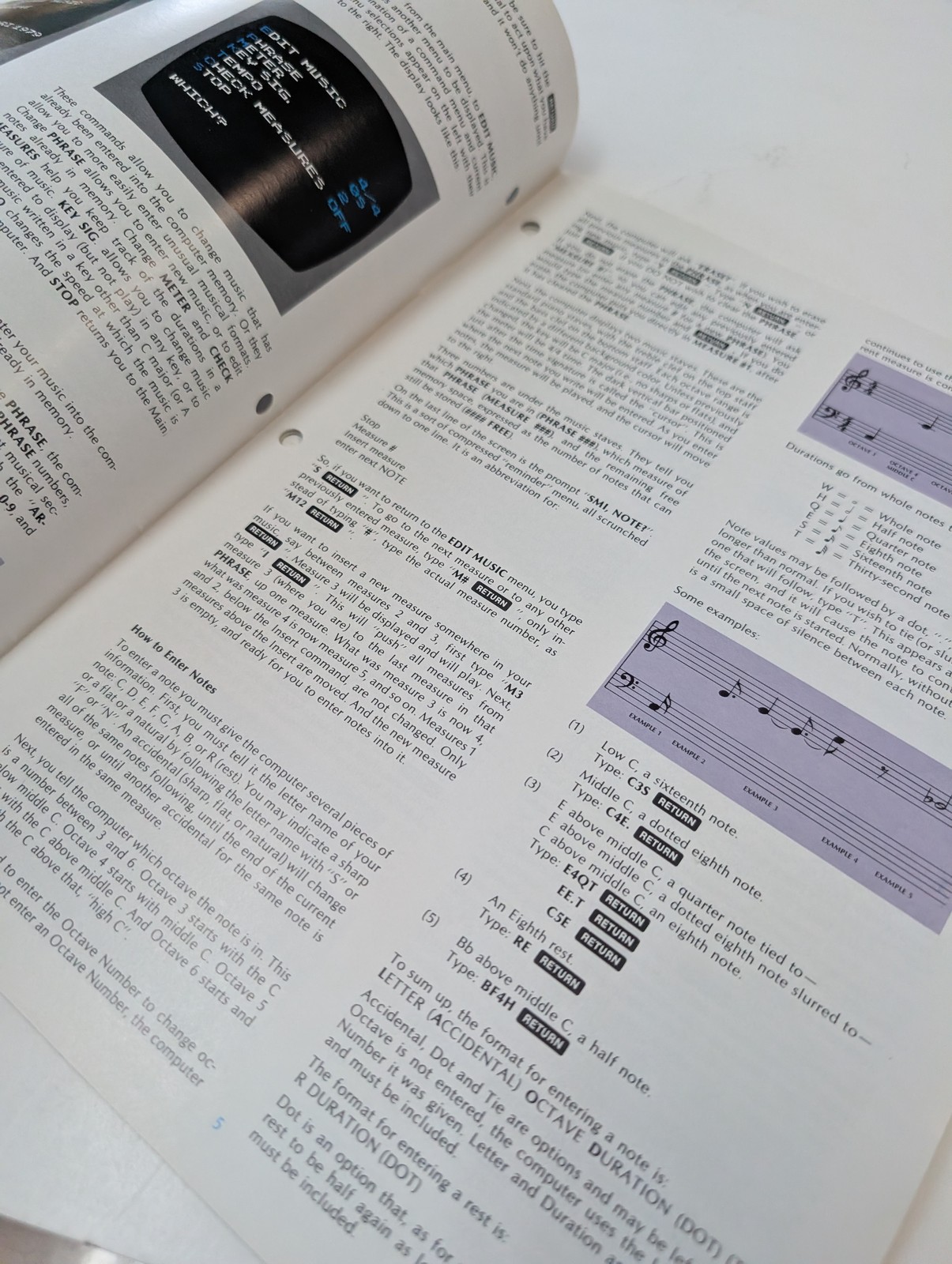 Vintage Atari Music Composer CX-4007 Cartridge Program for Atari 400/800